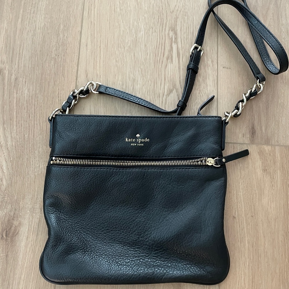 Kate Spade Black Leather Crossbody